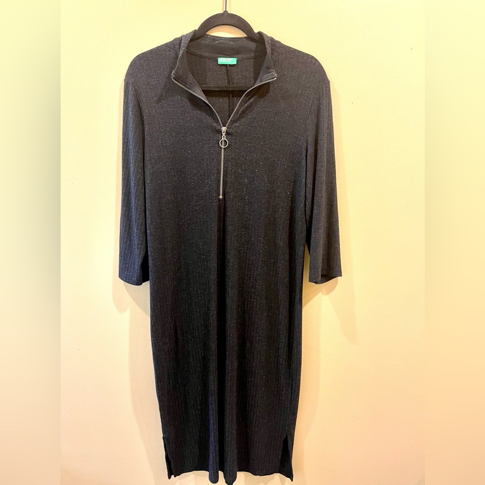 United Colors of Benetton Ribbed Midi Dress